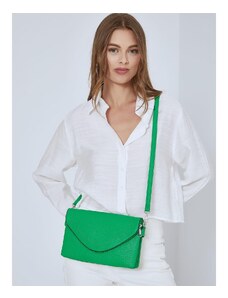 Celestino Μονόχρωμη τσάντα με τρείς θήκες πρασινο για Γυναίκα