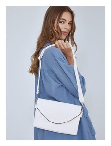 Celestino Μονόχρωμη τσάντα με τρείς θήκες λευκο για Γυναίκα