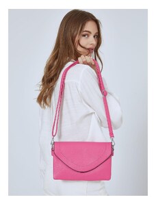 Celestino Μονόχρωμη τσάντα με τρείς θήκες φουξια για Γυναίκα