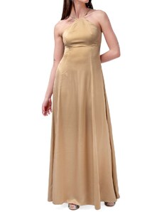 KOURBELA Φορεμα "Night Out" Maxi Dress S24342 13359-ochre_beige