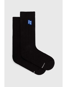 Κάλτσες Ader Error TRS Tag Socks χρώμα: μαύρο, BMSGFYAC0301