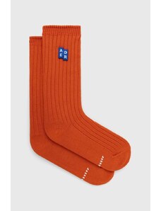 Κάλτσες Ader Error TRS Tag Socks χρώμα: πορτοκαλί, BMSGFYAC0301