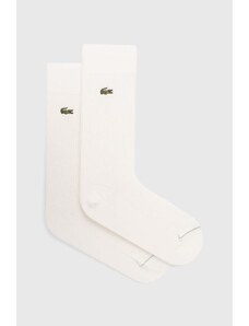 Κάλτσες Lacoste 2-pack χρώμα: άσπρο, RA7868