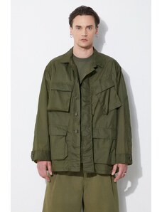 Μπουφάν Engineered Garments BDU Jacket χρώμα: πράσινο, OR177.KD001
