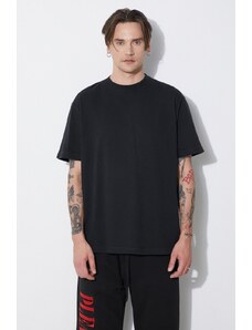 Βαμβακερό μπλουζάκι 424 Alias T-Shirt ανδρικό, χρώμα: μαύρο, FF4SMH01AP-JE341.999