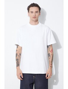 Βαμβακερό μπλουζάκι 424 Alias T-Shirt ανδρικό, χρώμα: άσπρο, FF4SMH01AP-JE341.064