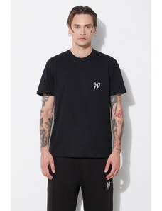 Βαμβακερό μπλουζάκι Neil Barrett Slim Double Bolt ανδρικό, χρώμα: μαύρο, MY70218R-Y523-001N