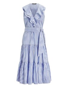 RALPH LAUREN Φορεμα Y/D 70S Broadcloth-Dress 250933435001 blue/white