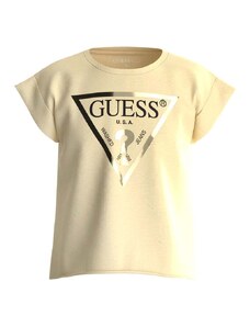 GUESS K Παιδικο T-Shirt Cropped Ss Tshirt_Core J81I15J1311 a20f cornsilk