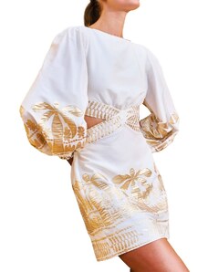 LACE Φορεμα M-8525 off white