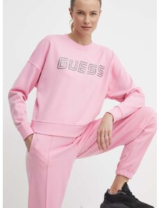 Μπλούζα Guess SKYLAR χρώμα: ροζ, V4GQ07 K8802