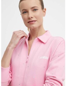 Μπλούζα Guess SKYLAR χρώμα: ροζ, V4GQ06 K8802
