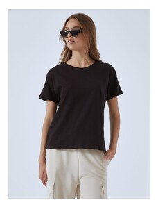 Celestino Ασύμμετρο t-shirt μαυρο για Γυναίκα