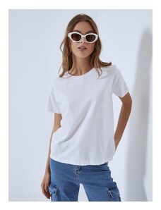 Celestino Ασύμμετρο t-shirt λευκο για Γυναίκα