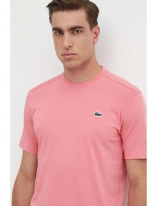 Μπλουζάκι Lacoste χρώμα ροζ TH7618