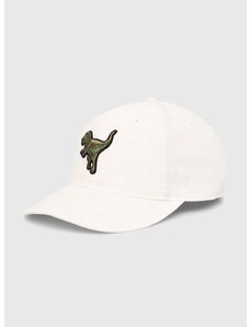 Βαμβακερό καπέλο του μπέιζμπολ Coach χρώμα: μπεζ