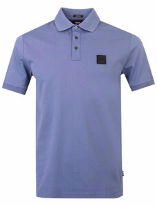 Boss Polo μπλούζα Parlay 143 κανονική γραμμή μπλε βαμβακερό