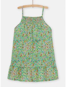 DPAM Παιδικό Φόρεμα Little Flowers για Κορίτσια - ΕΚΡΟΥ