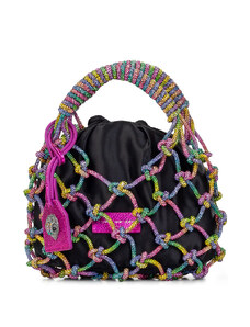 Mini Bags Γυναικεία Kurt Geiger Πολύχρωμο Macrame Crystal Bag