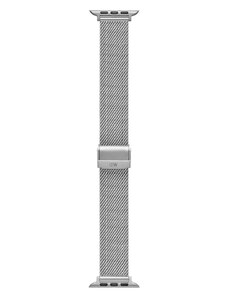 Λουράκι για το apple watch Daniel Wellington Smart Watch Mesh strap χρώμα: ασημί