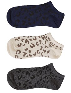 Celestino Σετ 3 ζευγάρια κάλτσες σε animal print σετ 3 για Γυναίκα