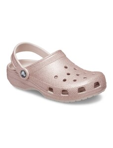 Crocs Παιδικά Παντοφλάκια Κορίτσι Classic Glitter Clog T