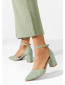 Zapatos Γόβες με χοντρό τακούνι Lenasia πρασινο