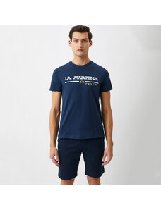 T-Shirt La Martina XMR311-JS206-07017 Μπλε