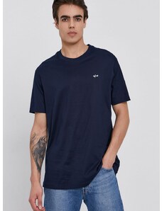 Βαμβακερό μπλουζάκι Paul&Shark χρώμα: ναυτικό μπλε
