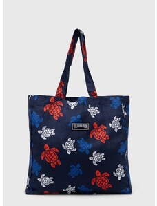 Τσάντα από λινό Vilebrequin BABEL χρώμα: ναυτικό μπλε, BBLA1236