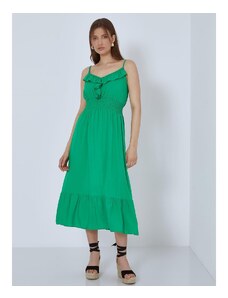 Celestino Midi φόρεμα με βολάν πρασινο για Γυναίκα