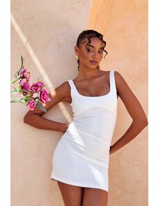 Joy Fashion House Bella μίνι φόρεμα λευκό