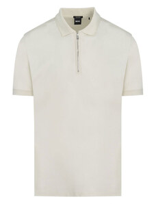 Boss Polo μπλούζα Polston 11 slim fit λευκό βαμβακερό
