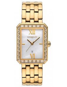 Ρολόι Vogue Octagon με χρυσό μπρασελέ 613742