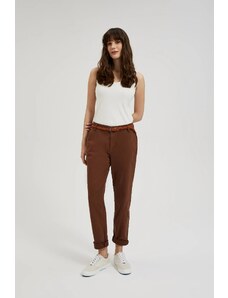 Women's trousers MOODO - brown