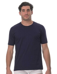 Vactive Ανδρικό βαμβακερό t-shirt σε μπλε σκούρο χρώμα - Medium