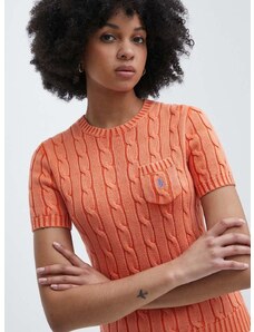Βαμβακερό πουλόβερ Polo Ralph Lauren χρώμα: πορτοκαλί, 211935306