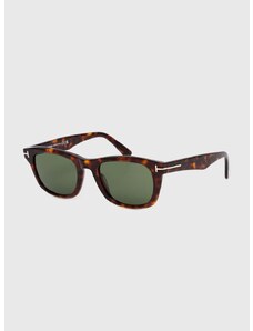 Γυαλιά ηλίου Tom Ford χρώμα: καφέ, FT1076_5454N
