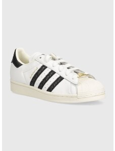 Δερμάτινα αθλητικά παπούτσια adidas Originals Superstar χρώμα: άσπρο, IF3637