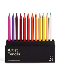 Ένα σετ κηρομπογιές σε θήκη Karst Artist-Pencils 24-pack