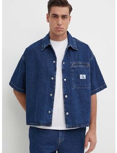 Τζιν πουκάμισο Calvin Klein Jeans ανδρικό, J30J324868