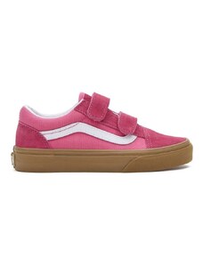 Παιδικά πάνινα παπούτσια Vans Old Skool V χρώμα: ροζ