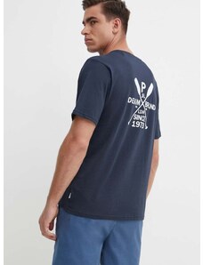 Βαμβακερό μπλουζάκι Pepe Jeans CALLUM ανδρικό, χρώμα: ναυτικό μπλε, PM509370