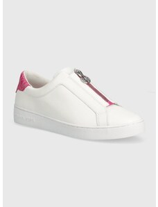 Δερμάτινα αθλητικά παπούτσια MICHAEL Michael Kors Keaton χρώμα: άσπρο, 43S4KTFP1L