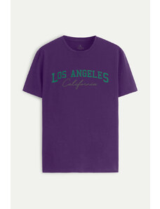 UnitedKind Los Angeles California, T-Shirt σε μωβ χρώμα