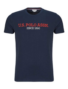 US POLO ASSN Ανδρικό T-shirt Κεντημένο logo U.S. Polo Assn 67360-49351 MICK ΣKOYPO MΠΛE