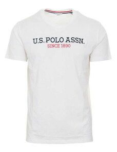 US POLO ASSN Ανδρικό T-shirt Κεντημένο logo U.S. Polo Assn 67360-49351 MICK ΛEYKO