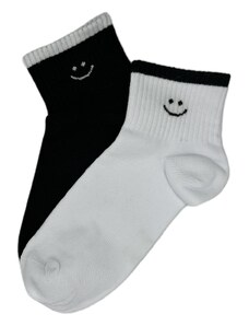 FMS Γυναικείες Κάλτσες Βαμβακερές Ημίκοντες Smile - 2 Ζεύγη