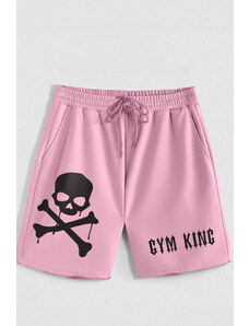 UnitedKind Pirate Gym King, Σορτσάκι Ανδρικό σε ροζ χρώμα