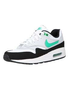 Nike Sportswear Σνίκερ 'Air Max 1' πράσινο / μαύρο / λευκό